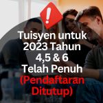 Tuisyen Untuk 2023 Tahun 4,5&6 (Telah Penuh)