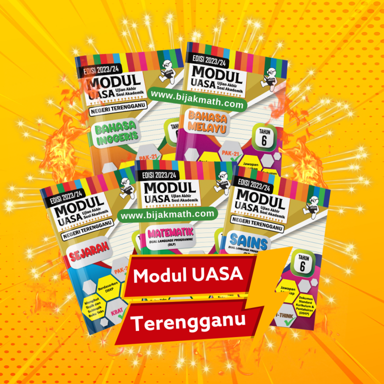 Modul UASA Tahun 6 Negeri Terengganu 2023/2024 (5 Buah/Set)