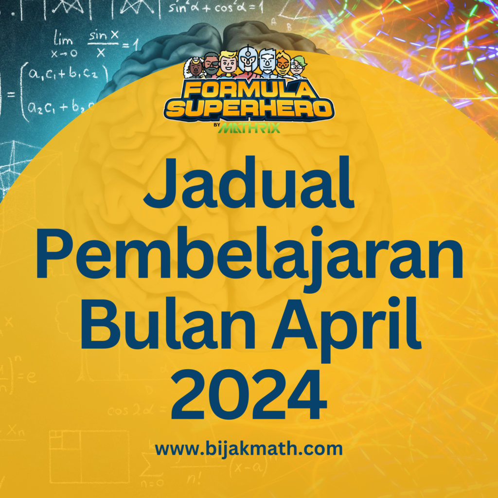 Jadual Pembelajaran April Bijak Math 2024 Website