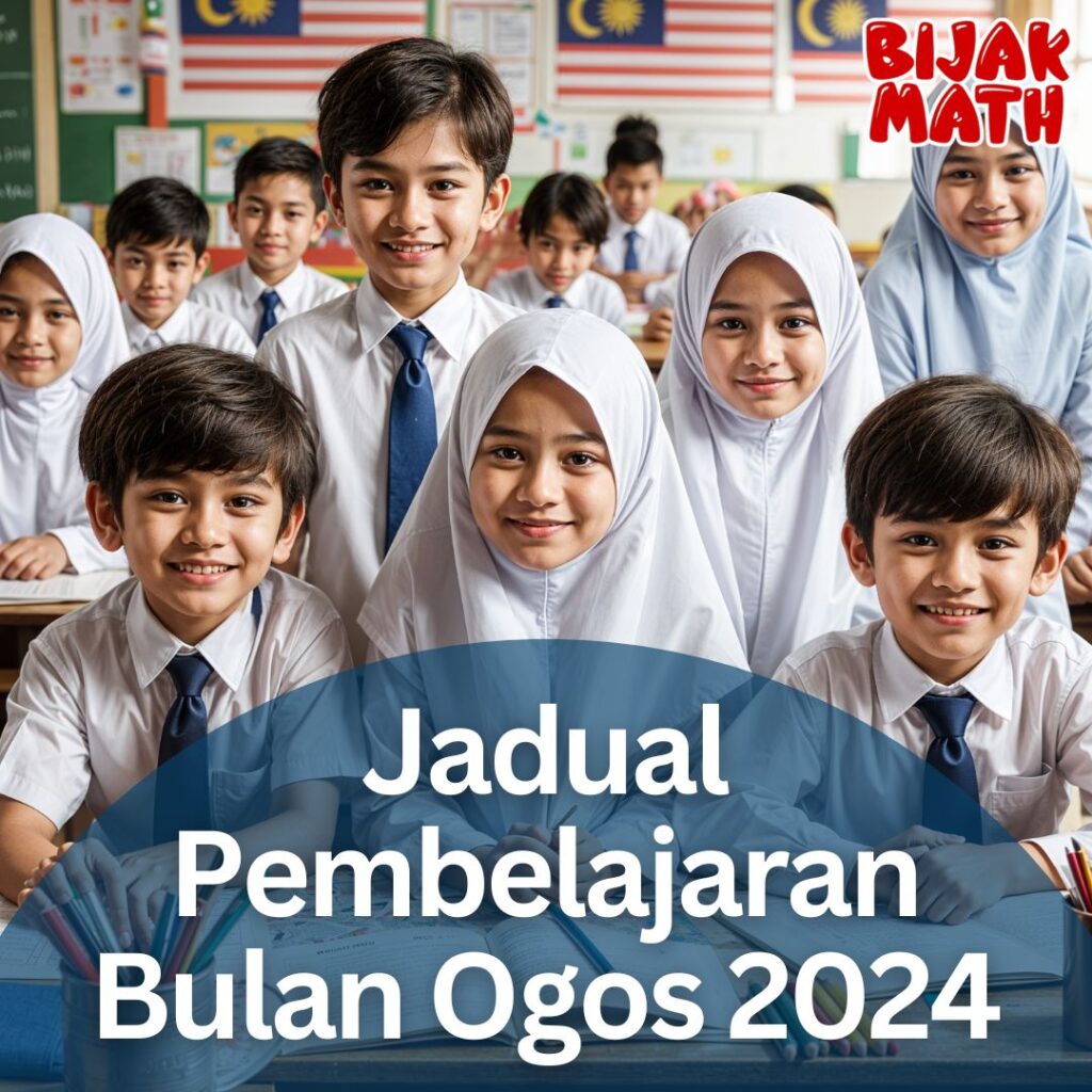 Jadual Pembelajaran Ogos Bijak Math 2024 Gambar Blog