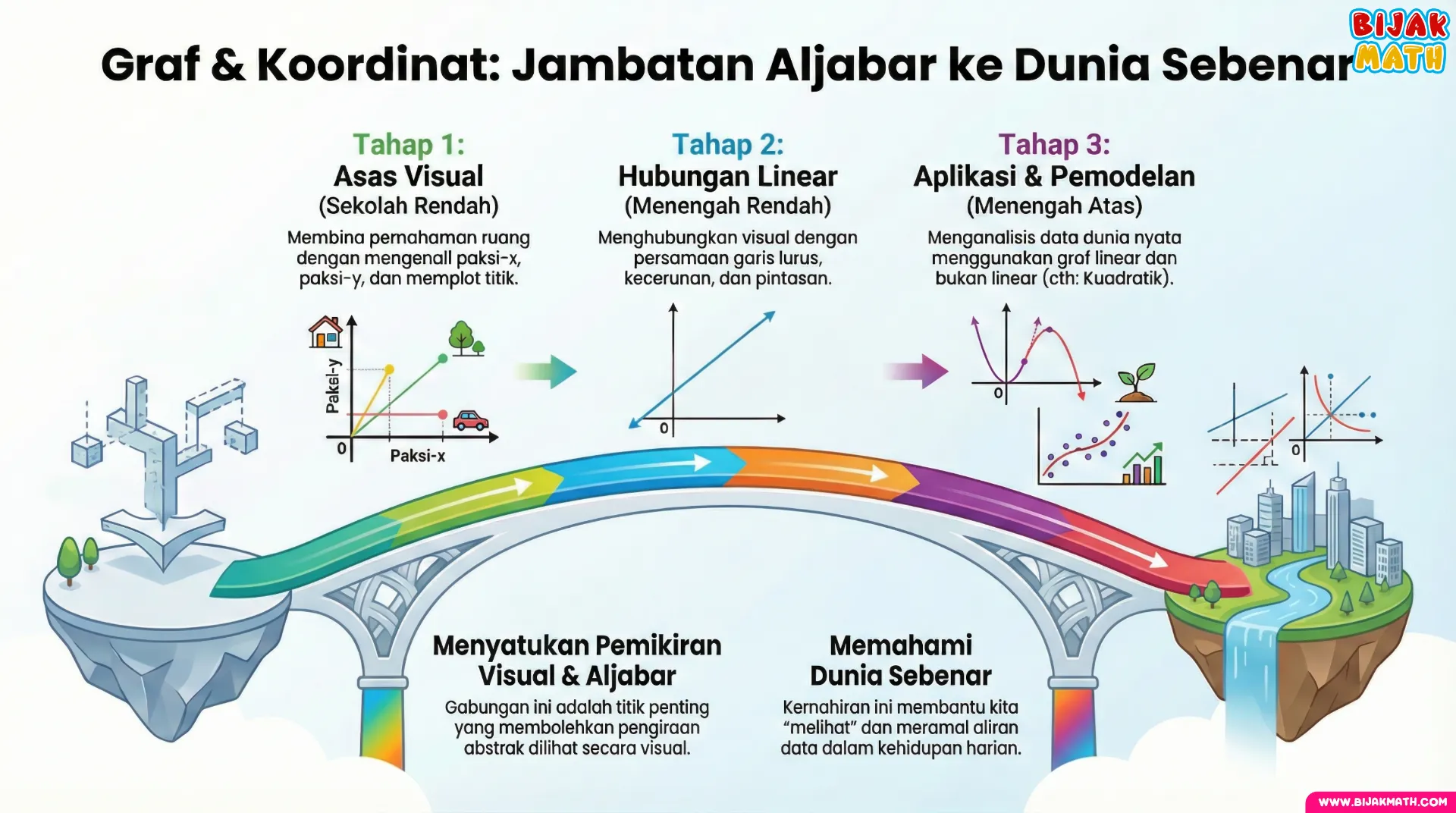 Graf & Koordinat - Jambatan Algebra ke Dunia Sebenar