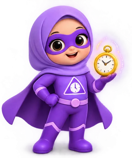 Superhero Segitiga Masa: Kaedah yang digunakan untuk mengira tempoh masa