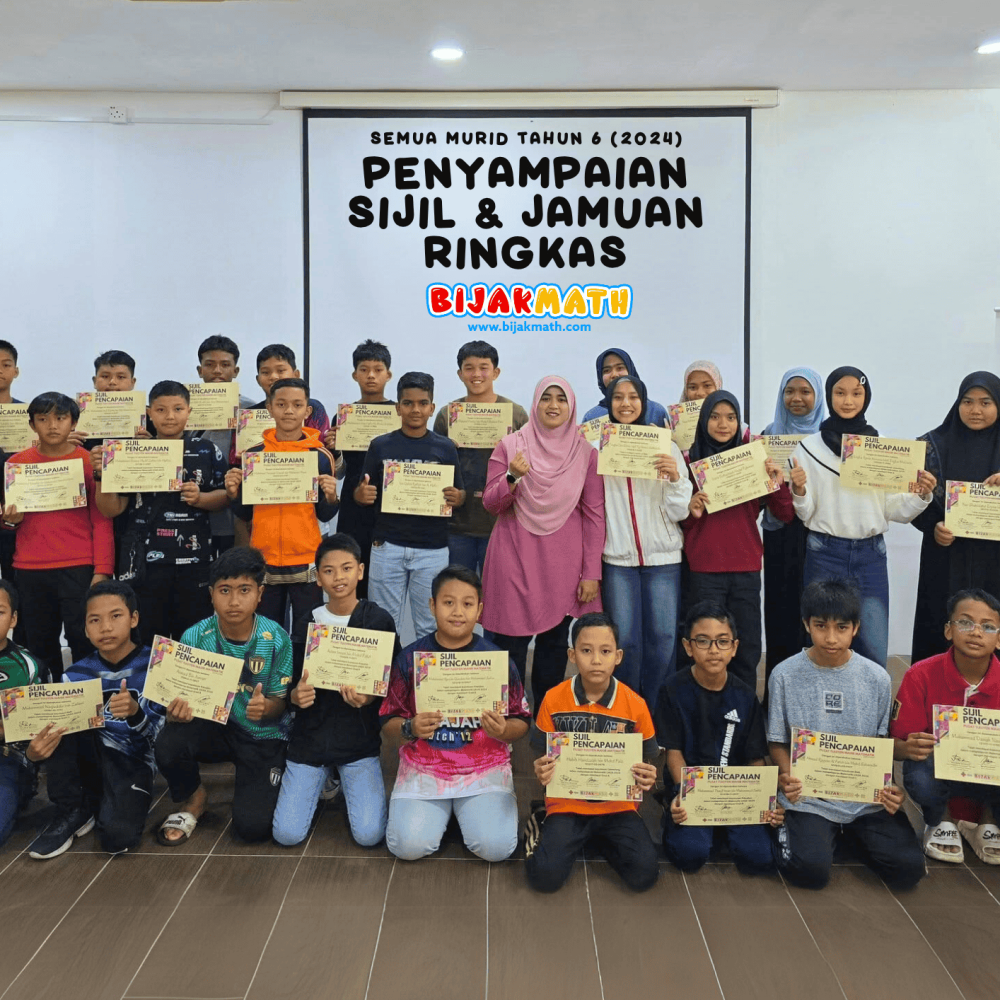 Sesi Penyampaian Sijil BijakMath